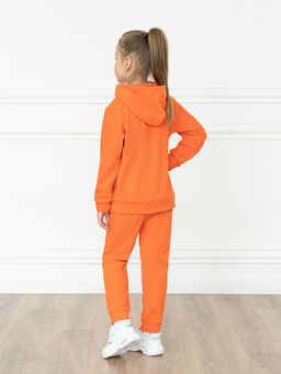 Костюм детский оранжевый флисовый 7043г(ш) (104, 56)