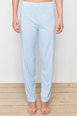 Mavi Potikareli ve Sloganl? Orme Pijama Tak?m? THMSS24PT00364