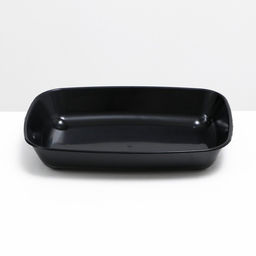 Туалет округлый без сетки 33,5 х 25 х 6 см, чёрный - Simaland фото 2