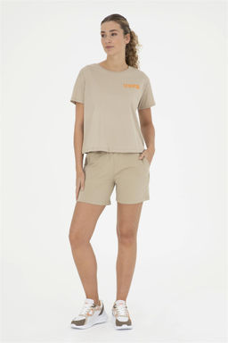 Женская футболка светло-хаки - U.s. polo assn фото 4