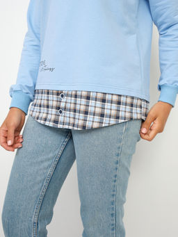 Толстовка женская Аврора голубой