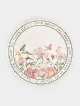 Чайная пара Single flower, 2 предмета: чашка 250 мл, фарфор, белая