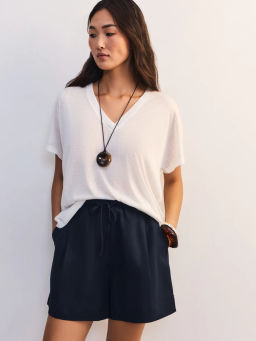 Шорты из вискозы и льна ZR2605012107-47 / Zarina