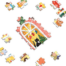 Фигурный пазл Праздник в доме, 227 деталей - Puzzle time фото 3