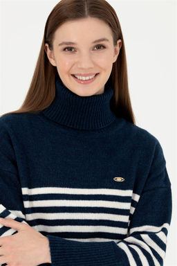 Женский темно-синий свитер - U.s. polo assn фото 2