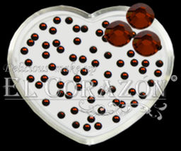 El Corazon Стразы стеклянные 100шт/109 SS6-тёмный топаз(бронза)