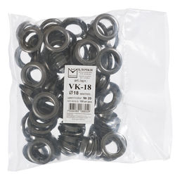 Micron VK-18 Блочка d 18 мм 100 шт СК/Распродажа №20 под черный никель (без лакового покрытия)