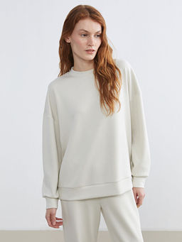 Soft Touch Oversize Kad?n Sweatshirt
