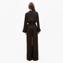 Костюм женский: жакет, брюки, MINAKU: Silk pleasure, размер 42, чёрный