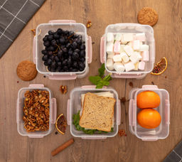 Контейнер 0,8л BATTERFLY герм розовый