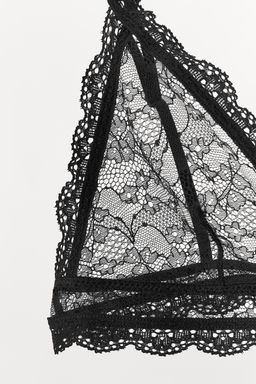 LACE TRIANGLE BRALETTE - Zara фото 6