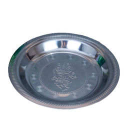 Блюдо 30см. Цветы металл с декором /h=3,5/G-8 арт. 712374