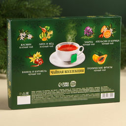 Чай новогодний подарочный Ароматных моментов, 54 г (30 пакетиков ? 1.8 г). - Фабрика счастья фото 7