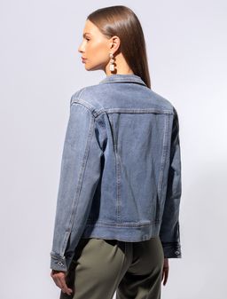 Куртка джинсовая укороченная - Vilatte фото 2