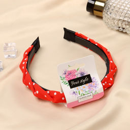 Цена за 2 шт. Ободок для волос «Феличе», горох, 1.2 см, МИКС