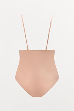 POLYAMIDE BODYSUIT WITH CROSS-BACK STRAPS - Zara фото 14