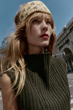30% WOOL RIB TOP - Zara фото 4