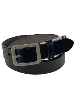 Ремень женский из натуральной кожи, цвет черный