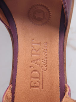 Босоножки 5033.23663br.Гнилая вишня+коричневый