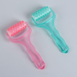 Цена за 2 шт. Массажёр - роллер, с шипами, 19×9×3.5 см, универсальный, МИКС