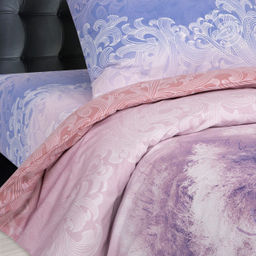 Постельное белье Морозное утро (поплин DE LUXE) 2 сп. с Евро/Пододеяльник: 1 шт. - 215*175; Простыня: 1 шт. - 215*240; Наволочка: 2 шт. - 70*70; DE LUXE - Артпостель фото 4