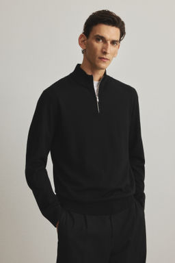 Jersey en lana merino con cremallera Regular Fit - H&m фото 7