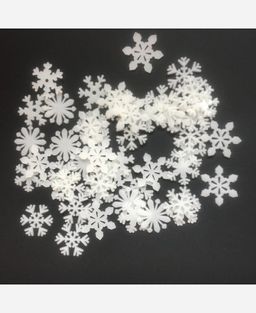 Набор снежинок светящихся в темноте, 50 шт. 9046287