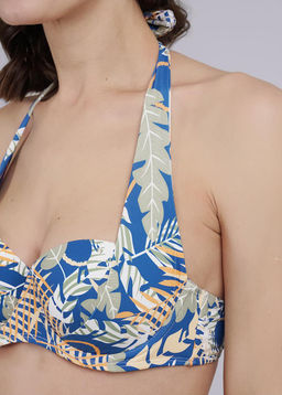 CLE SS102к Купальник жен. форм. т.синий/зелёный - Clever wear фото 7