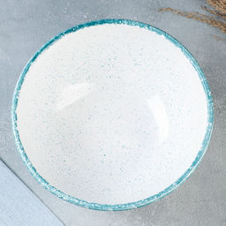 Салатник Борисовская керамика «Варадеро», 1 л, 18×7.5 см, керамика, белая