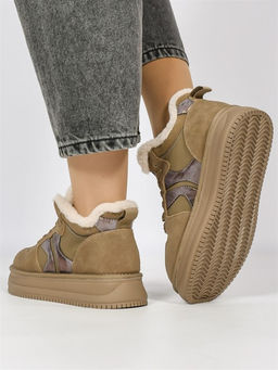 Кеды женские зимние теплые/ Ботинки зимние A400-3M - Piniolo фото 4