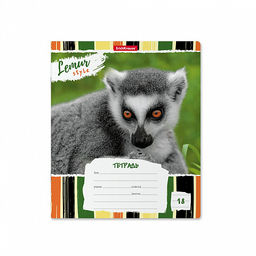 Цена за 200 шт. Тетрадь школьная ученическая ErichKrause Lemur Style, 18 листов, линейка (в плёнке по 10 шт.)  фото 15