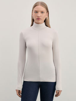 Водолазка из модала со швом / Zarina  фото 4