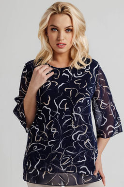 Блузка женская 7024/26/Синий