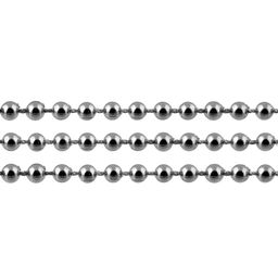 Бусина Zlatka на нити под жемчуг пластик PSB-03 5 мм 5 х 3 м 0.03 м №24 под серебро