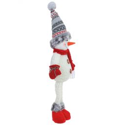 Игрушка набивная "Снеговик", L22 W9 H66/45 см, 2в.