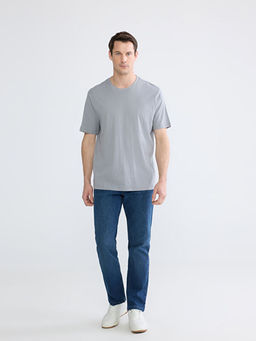 Bisiklet Yaka Penye Erkek Ti??rt