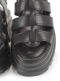 08-PEY337-2 BLACK Босоножки женские