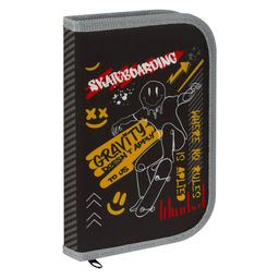 Пенал 1 отд. 200*130мм, ArtSpace "Skateboarding" (ПТ4_Л130002) ткань