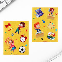 Подарочный набор, блокнот А6, 32 л., наклейки, магнитные закладки 2 шт. «Выпускнику детского сада»