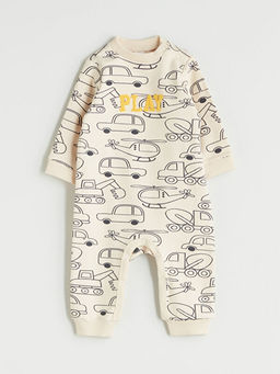 Bask?l? Erkek Bebek ??t??tl? Tulum