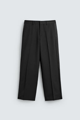 LIMITED EDITION WOOL TUXEDO TROUSERS - Zara фото 6