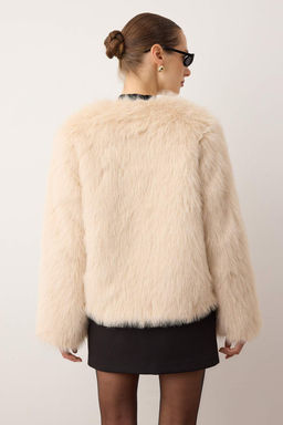 Siyah Oversize Kal?p Kurk Mont TWOAW25MO00133 - Trendyolmilla фото 14