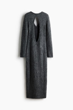 Vestido en mezcla de mohair con espalda cut-out - H&m фото 4