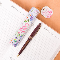 Ручка шариковая, синяя паста, 1.0 мм, в тубусе, пластик 8 Марта