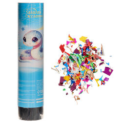 Хлопушка пружинная поворотная Загадай желание змейка 20 см - Страна карнавалия фото 2