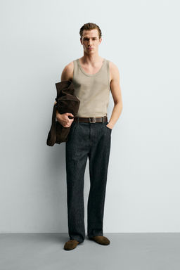 CAMISETA TANK RIB / Khaki
