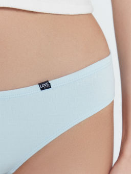 Цена за 2 штуки! Трусы женские слипы в небесно-голубом цвете небесно -голубой 412573 - Mark formelle фото 6