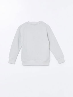 Bisiklet Yaka Basic Uzun Kollu Erkek ?ocuk Sweatshirt - Waikiki фото 3