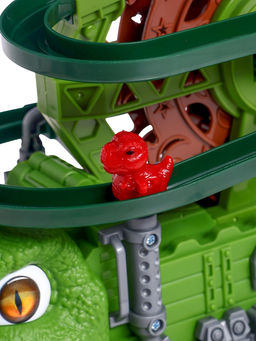 Машинка Дино Гонки, автотрек, 3 дино-машинки, световые и звуковые эффекты, работает от батареек - АвтоГрад фото 6