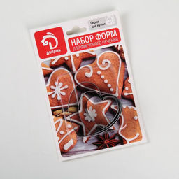 Формы для печенья Доляна «Сердечко», набор 3 шт, нержавеющая сталь, серебристые